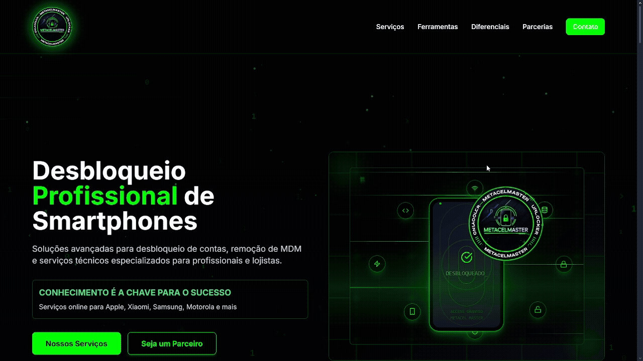 Metacel Master website